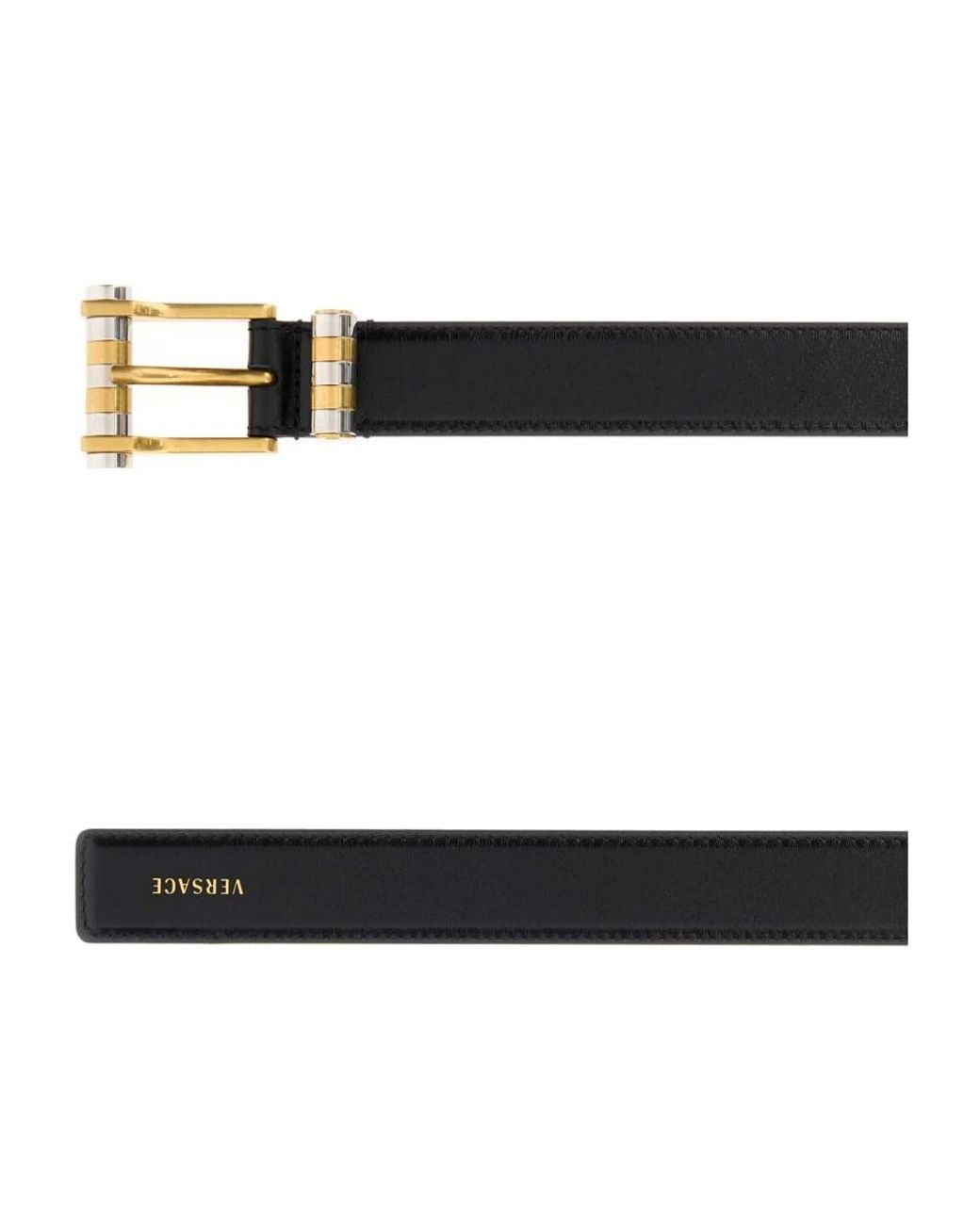 Versace Black Belts for men