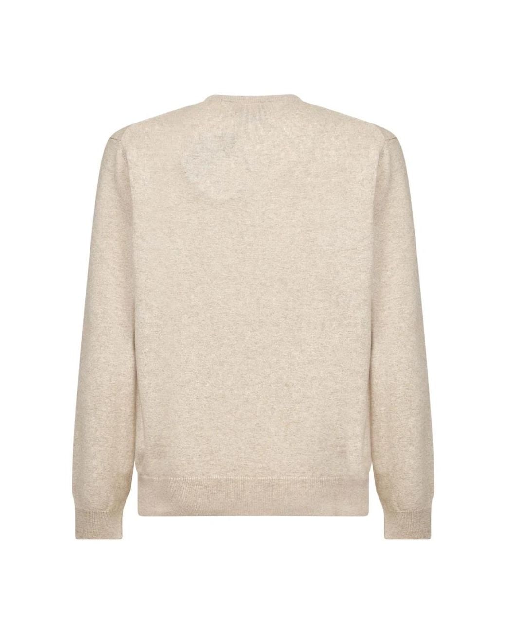 Mc2 Saint Barth White Round-Neck Knitwear for men