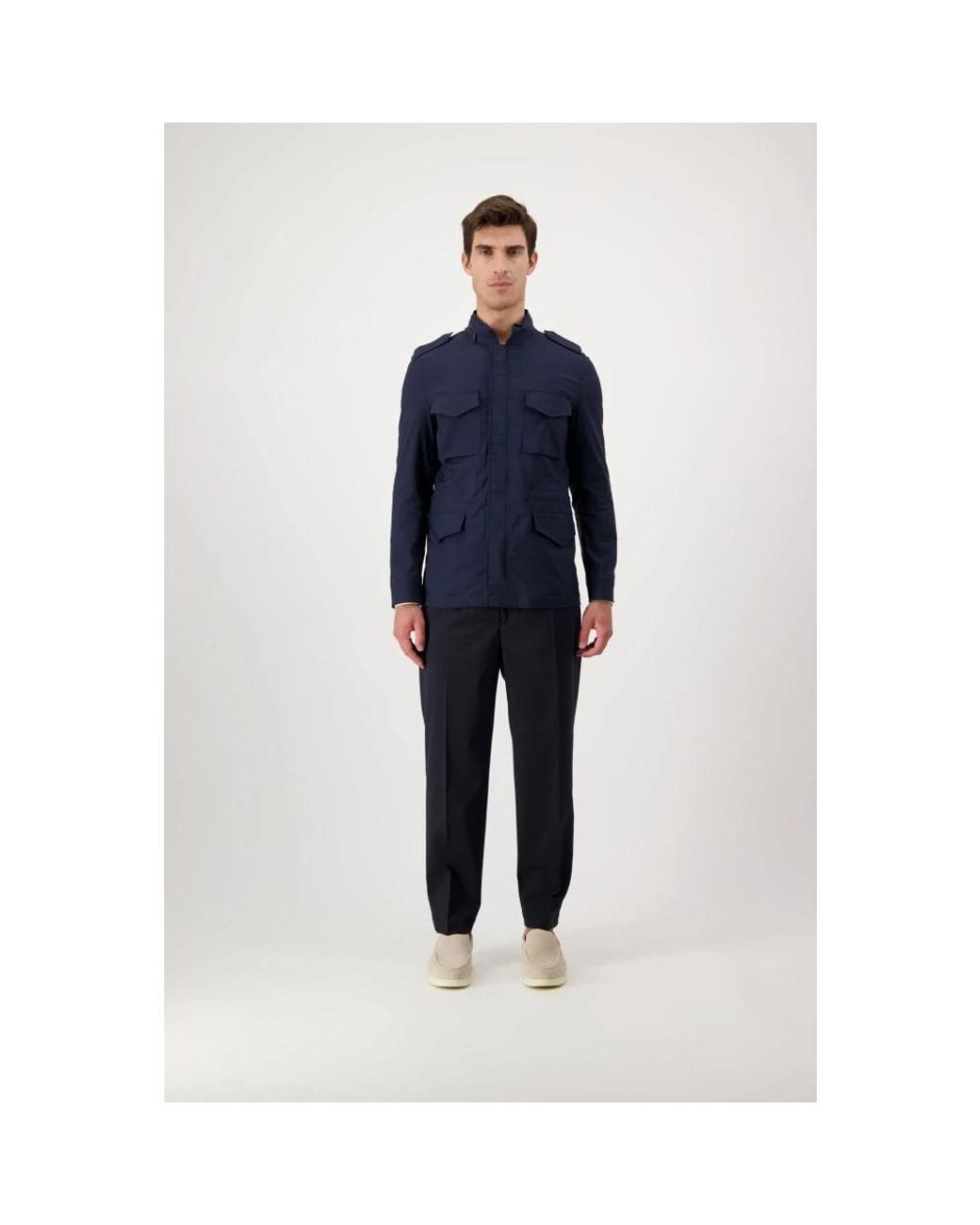 Light Jackets AUTORE de hombre de color Blue