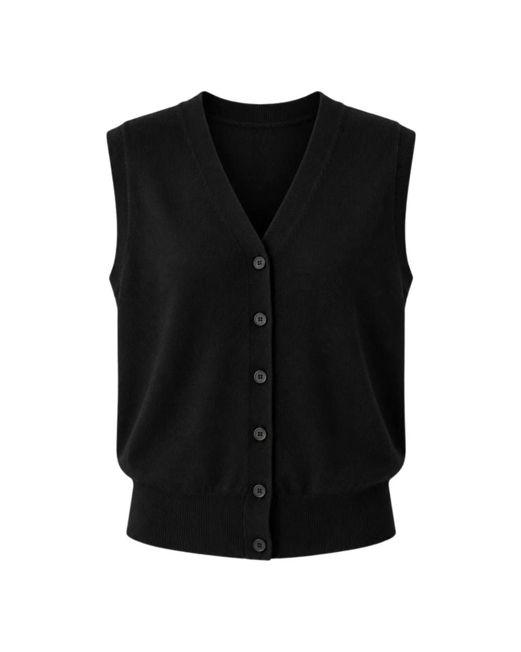 MEIMEIJ Black V-Neck Knitwear