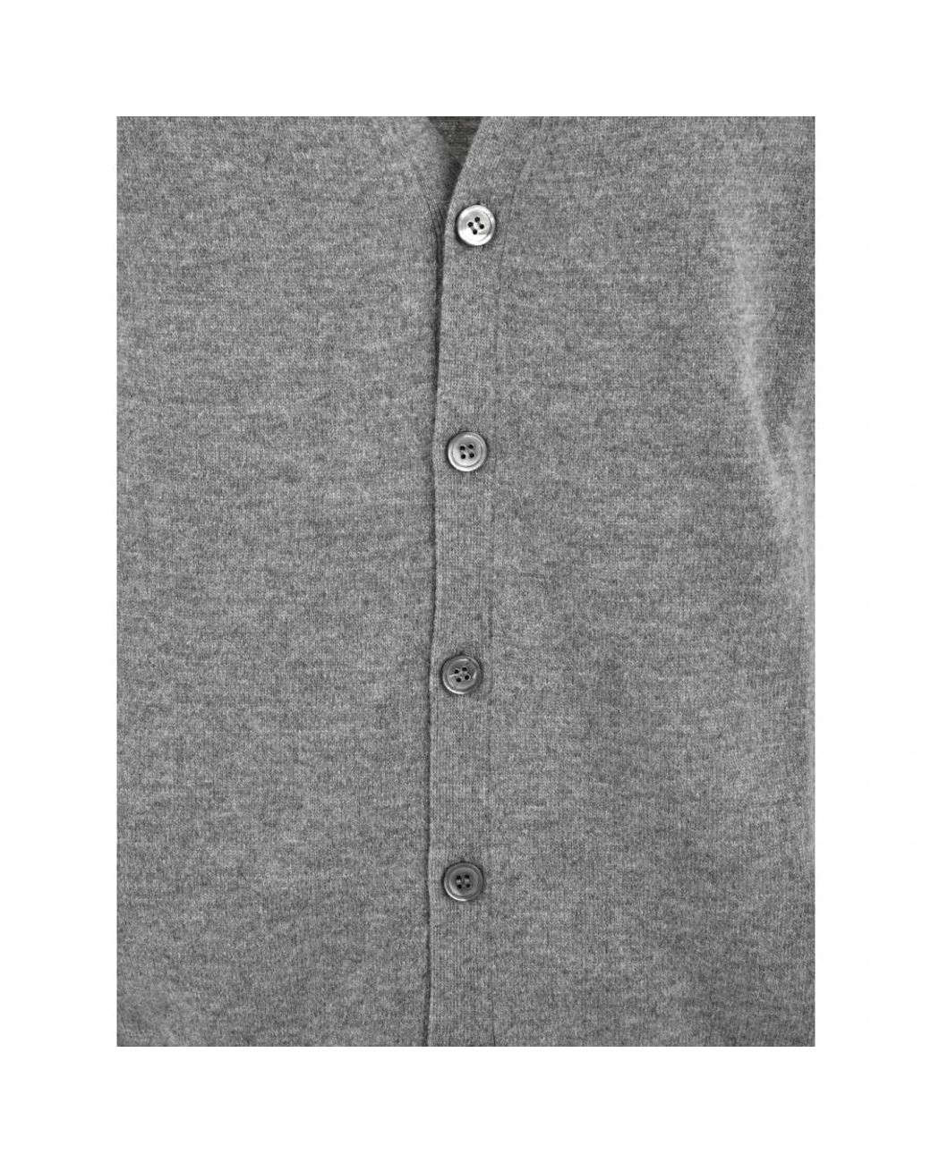 FILIPPO DE LAURENTIIS Gray Cardigans for men