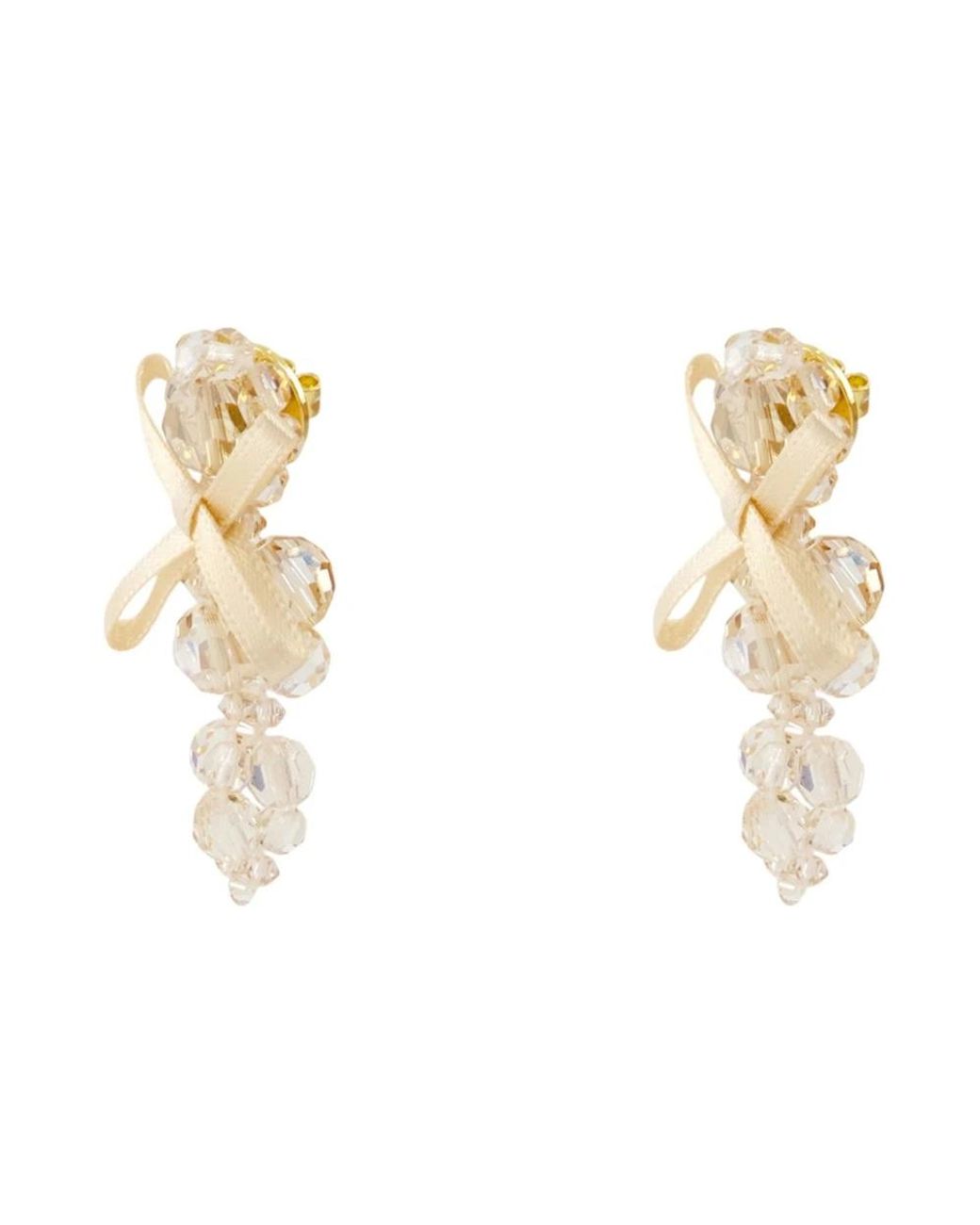 Earrings Simone Rocha de color Metallic
