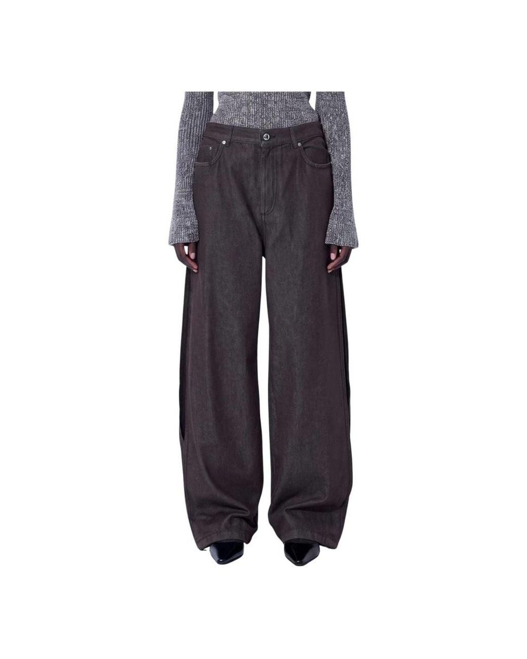 Sportmax Blue Wide Jeans