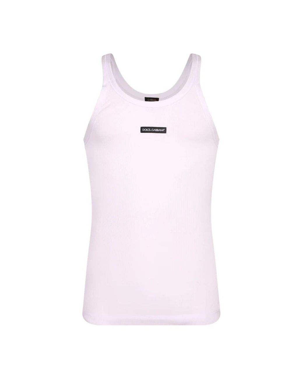 Dolce & Gabbana Pink Sleeveless Tops for men
