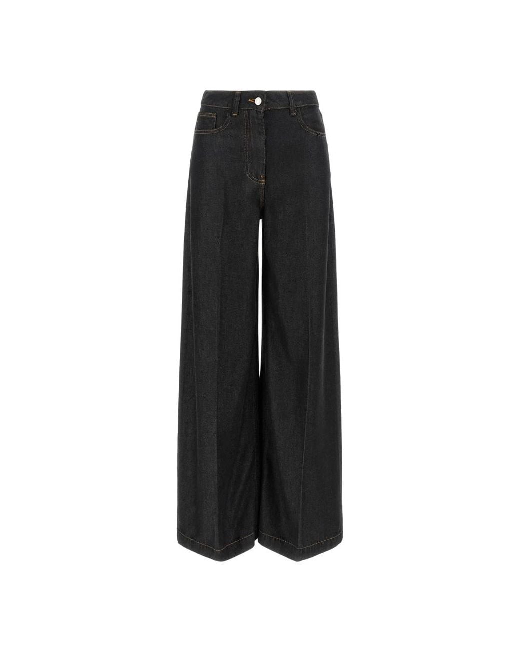 Nude Black Wide Jeans