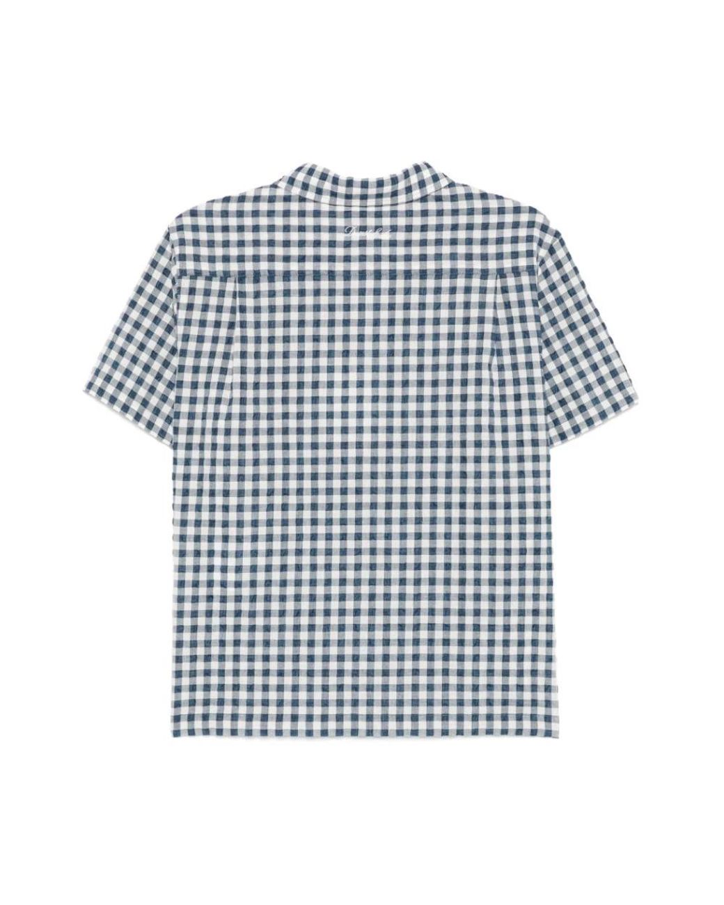 DUNST Blue Short Sleeve Shirts for men