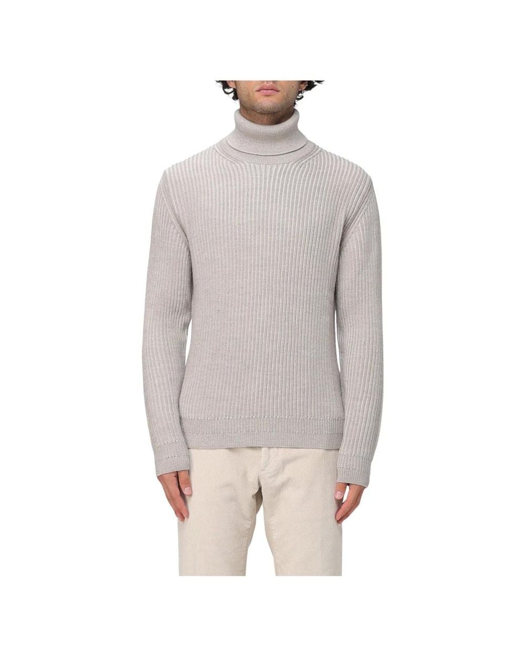 Turtlenecks Zanone pour homme en coloris Gray