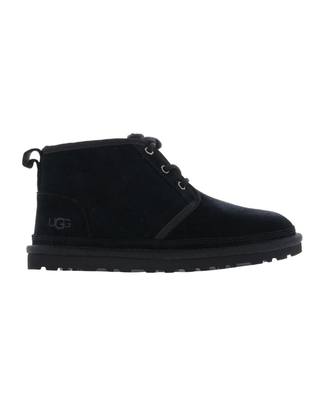 Ugg Black Lace-Up Boots