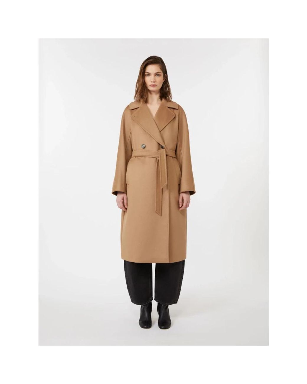 Weekend by Maxmara Brown Belted Coats