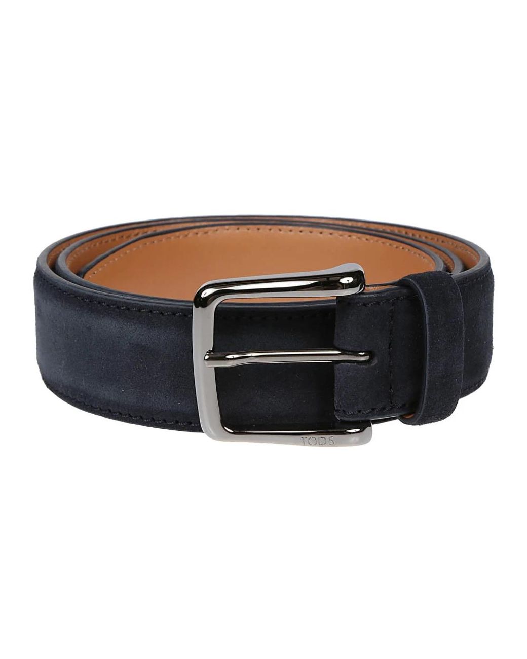 Tod's Blauwe Basic Riem in het Black voor heren