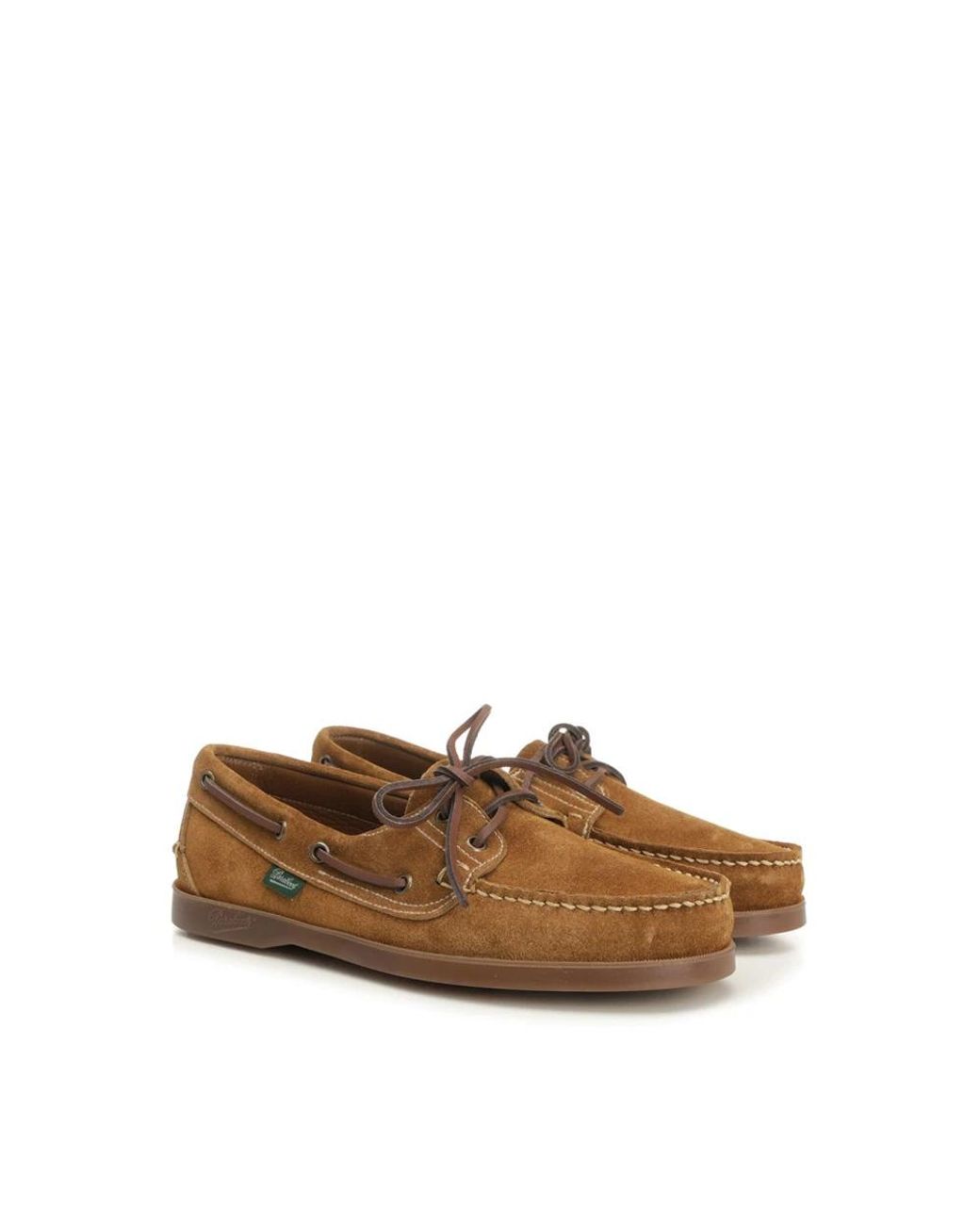 Paraboot Brown Boat Shoes for men