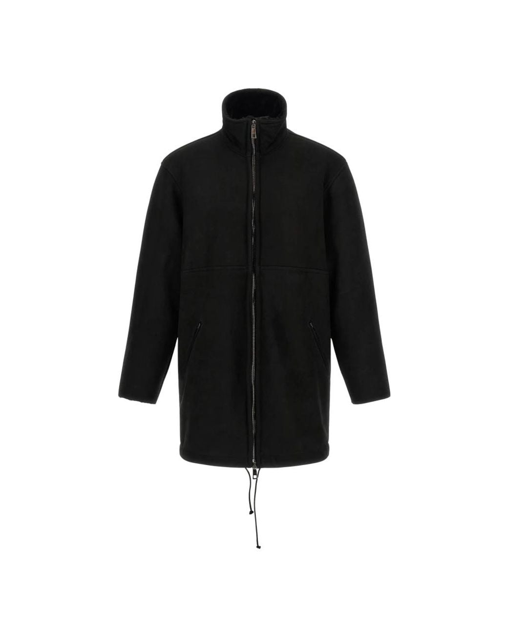 Giorgio Brato Black Faux Fur & Shearling Jackets for men