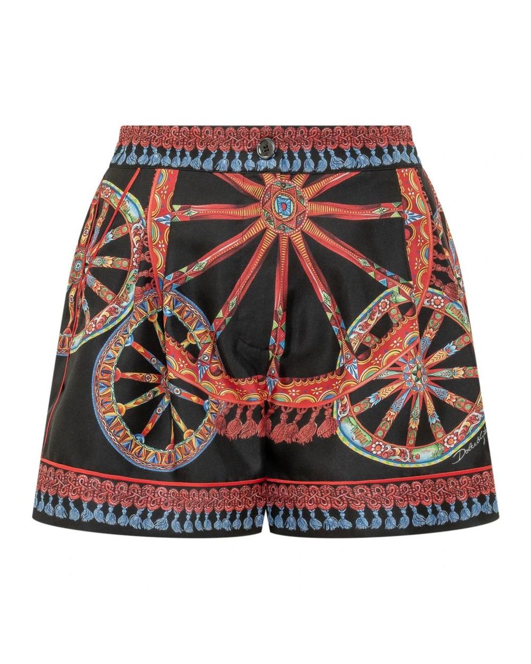 Dolce & Gabbana Red Casual Shorts