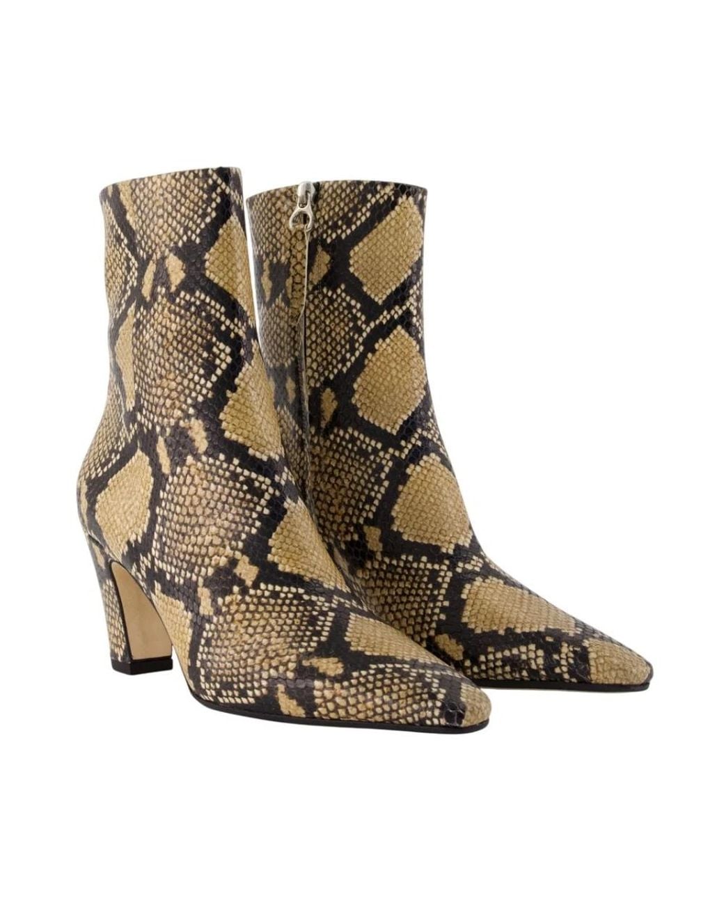 Aeyde Brown Cowboy & Biker Boots
