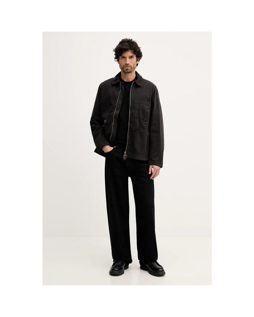 Light Jackets di Barbour in Black da Uomo