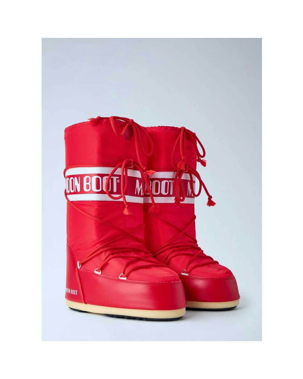 Moon Boot Red Winter Boots for men