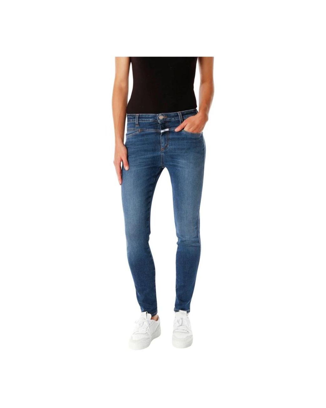 Closed Jeans ,Blauw ,Denim Slim-Fit Jeans in het Blue