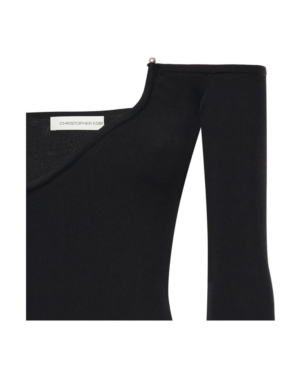 Christopher Esber Black Long Sleeve Tops