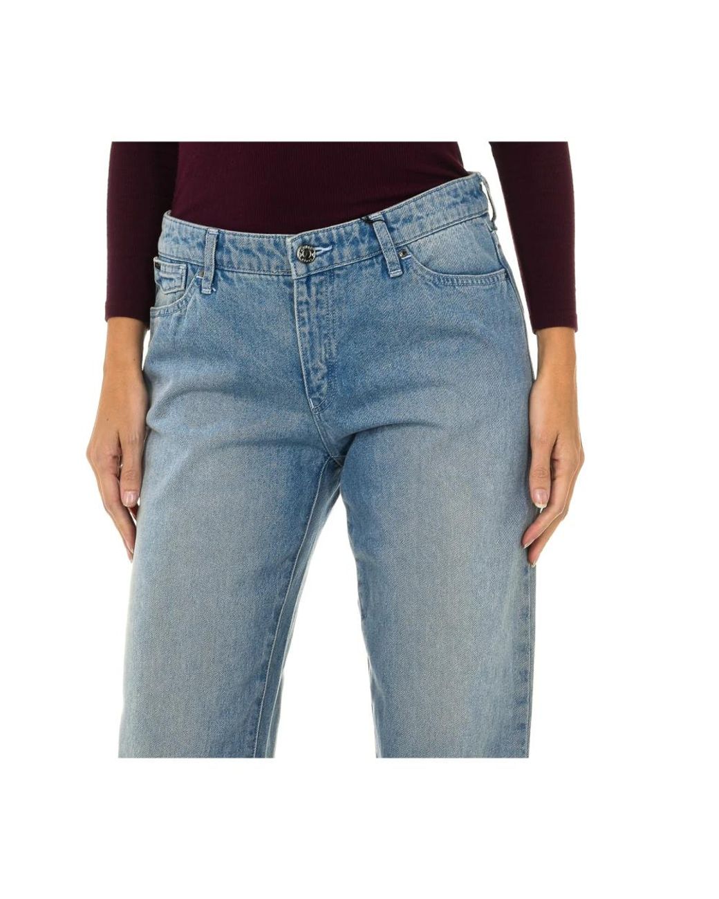 Armani Jeans Blue Straight Fit Jeans