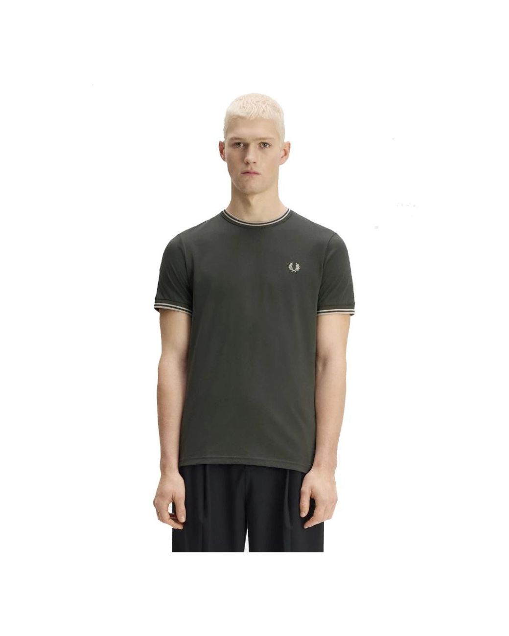 Fred Perry Green T-Shirts for men