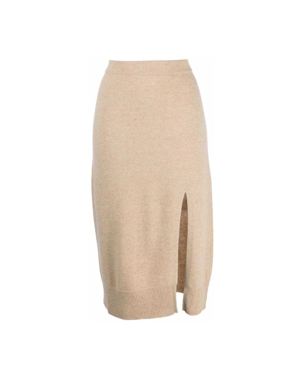 Lorena Antoniazzi Natural Midi Skirts