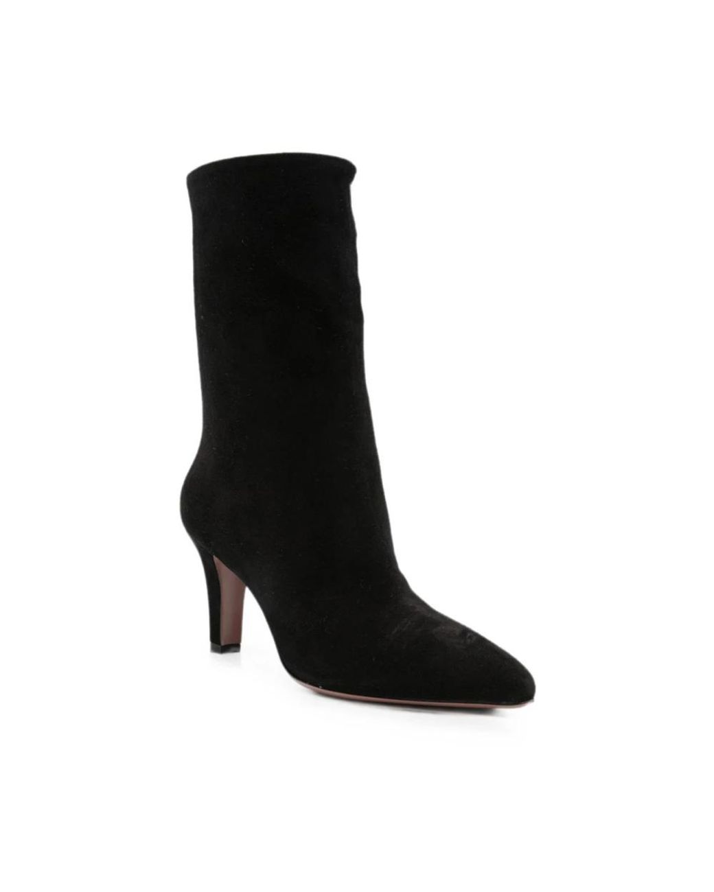 Paris Texas Black Heeled Boots