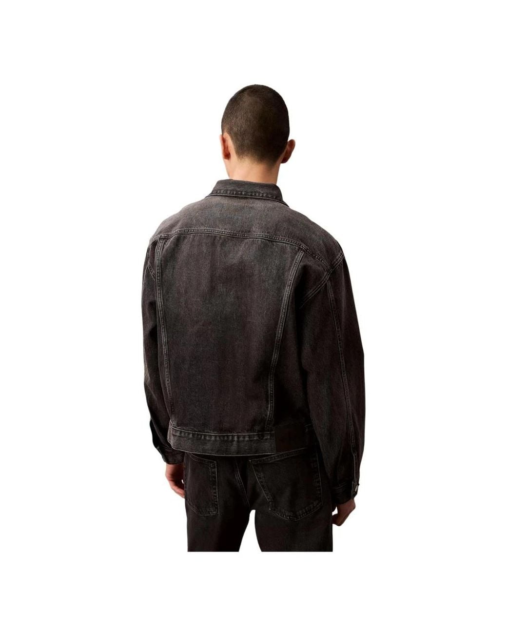 Calvin Klein Black Denim Jackets for men