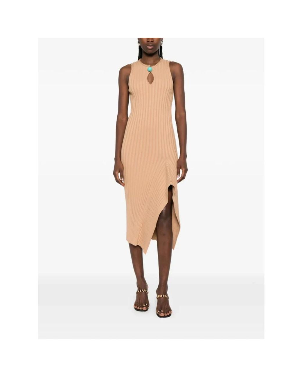 Stella McCartney Natural Knitted Dresses
