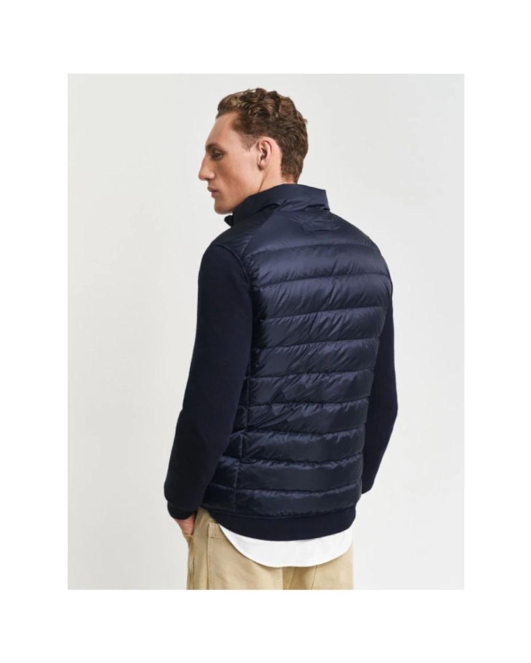 Gant Jassen ,Blauw ,Polyester Mouwloze Donsbodywarmer in het Blue voor heren
