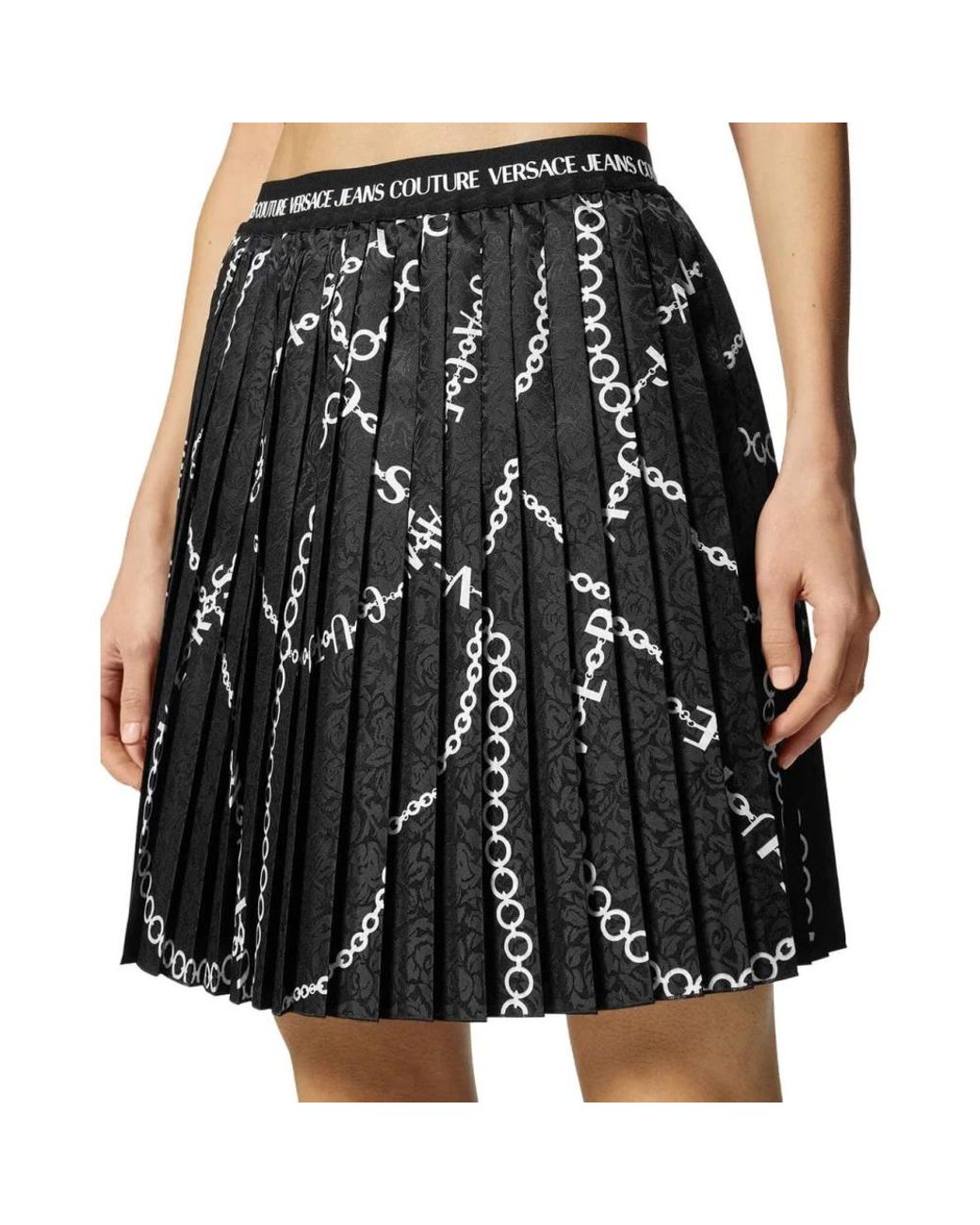 Versace Jeans Couture Black Short Skirts