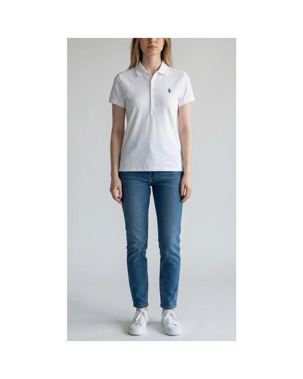 Ralph Lauren White Polo Shirts