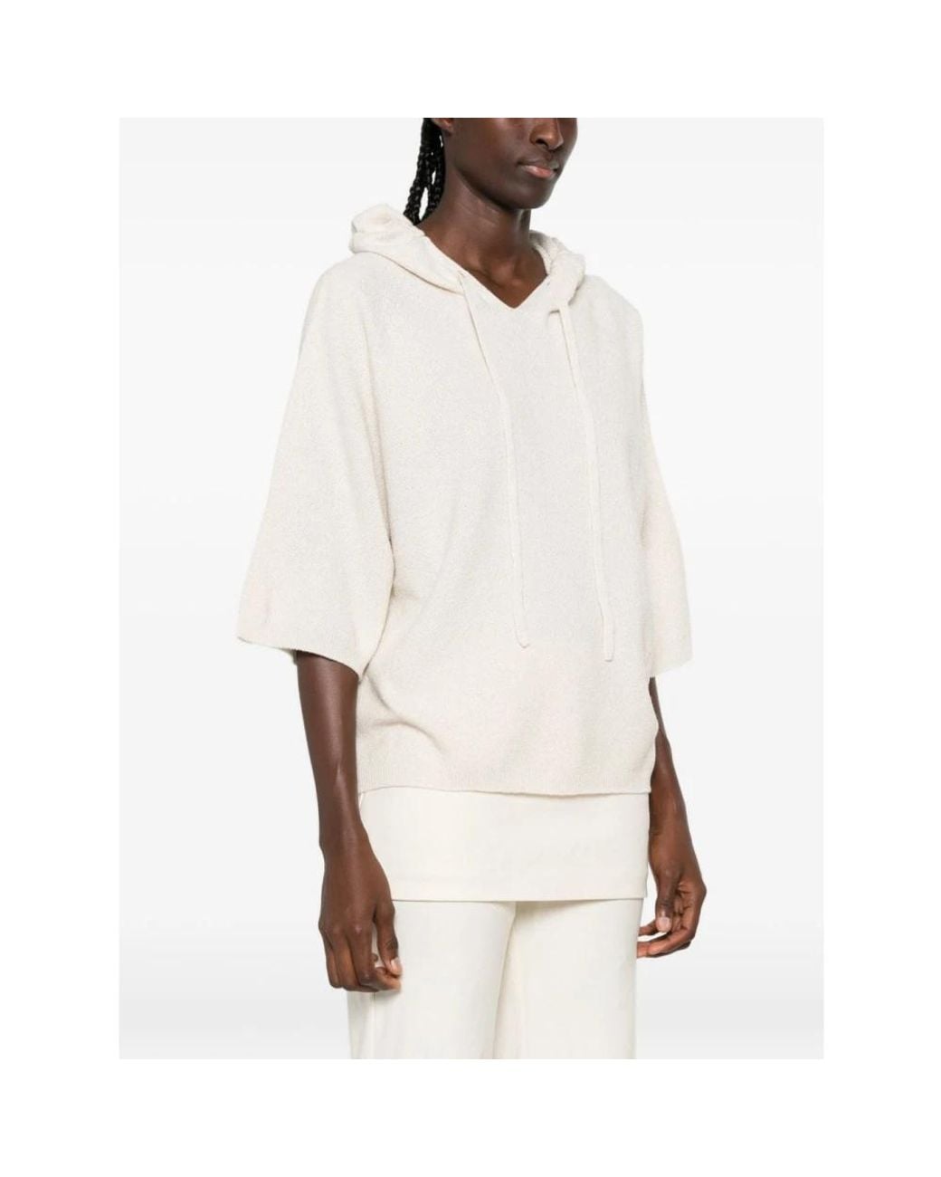 Fabiana Filippi Natural Round-Neck Knitwear