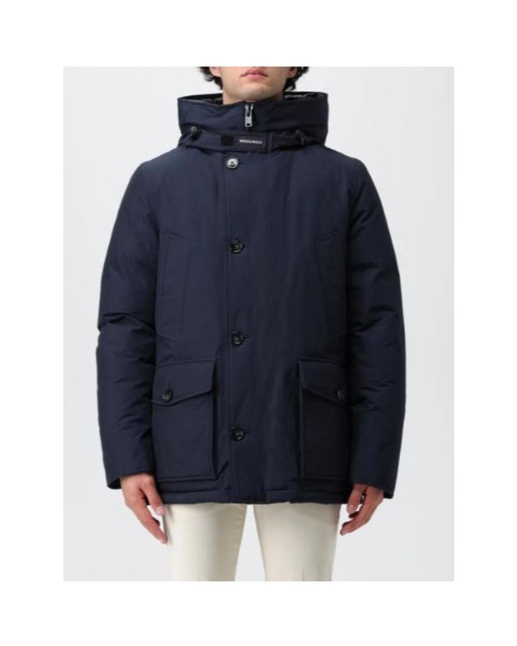 Winter Jackets di Woolrich in Blue da Uomo