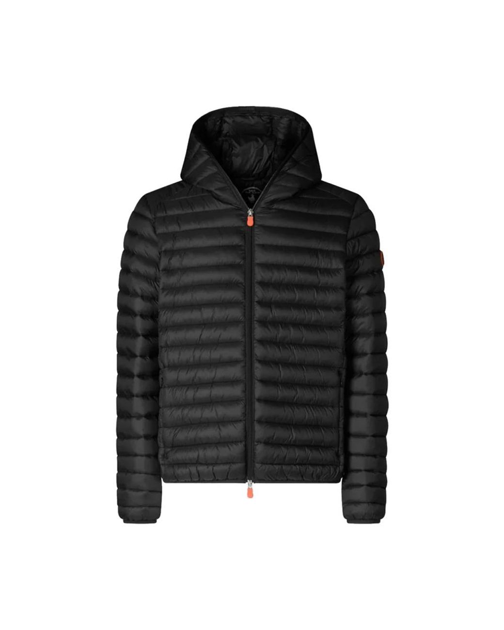 Save The Duck Jassen ,Zwart ,Zwarte Waterdichte Winterjas in het Black voor heren