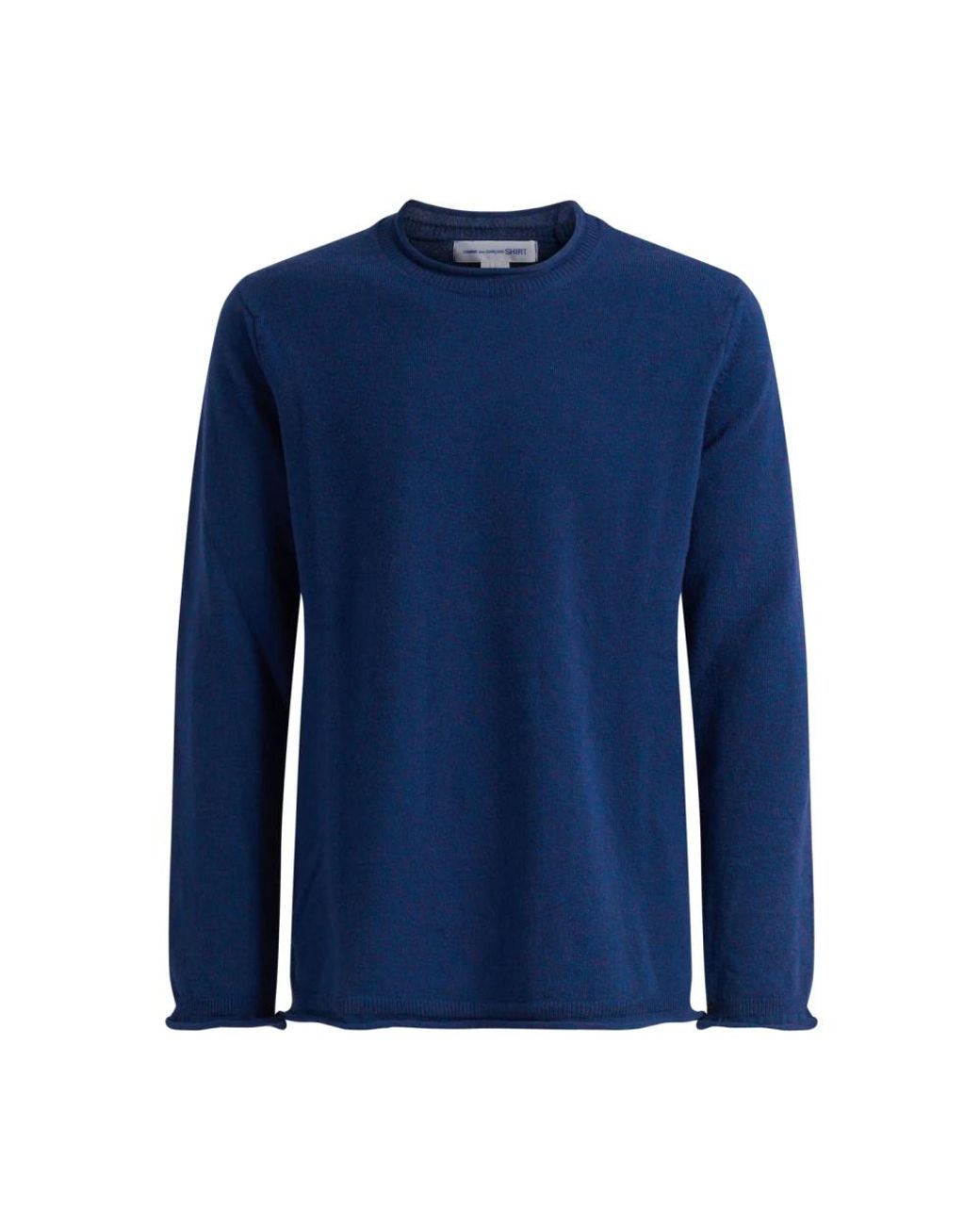 Comme des Garçons Blue Round-Neck Knitwear for men