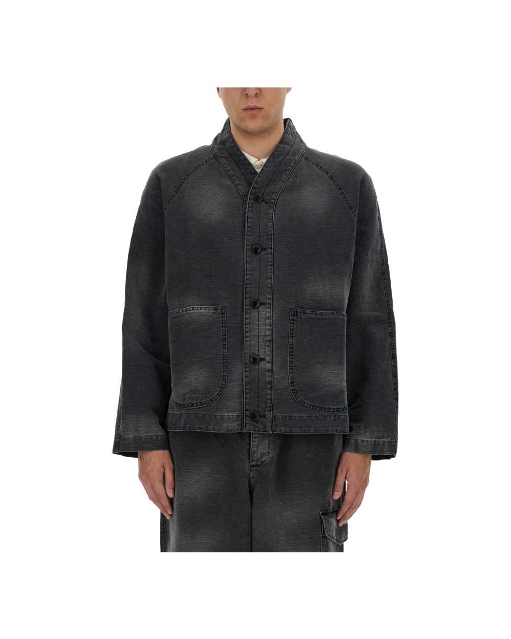 YMC Black Denim Jackets for men