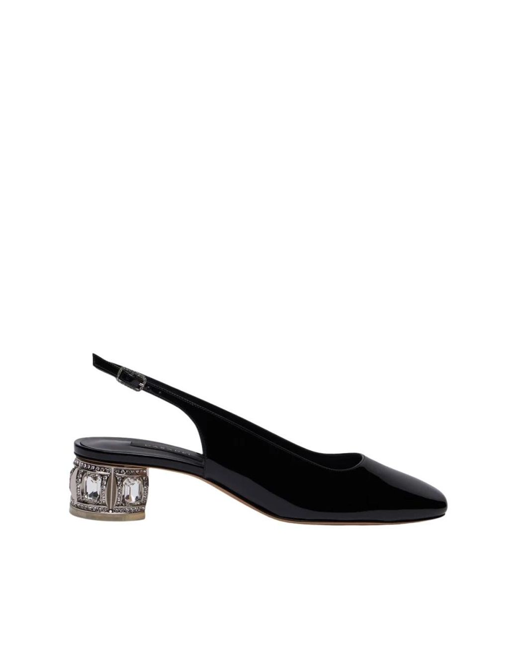 Casadei Black Belle Epoque Samurai Slinkback