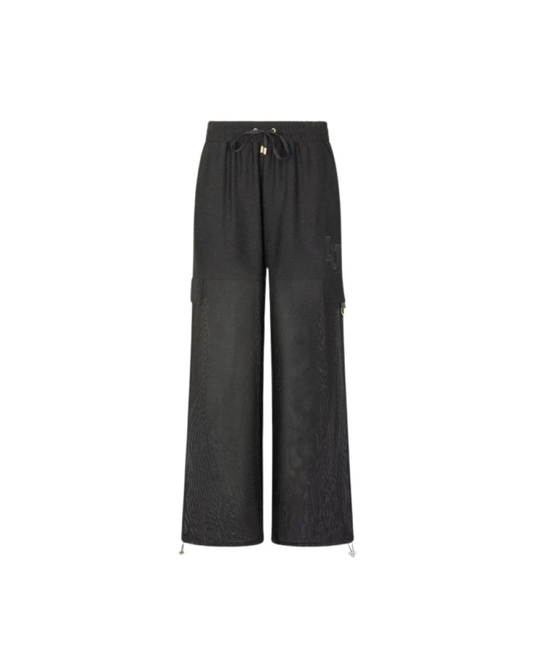 Liu Jo Mesh Cargo Broek in het Black