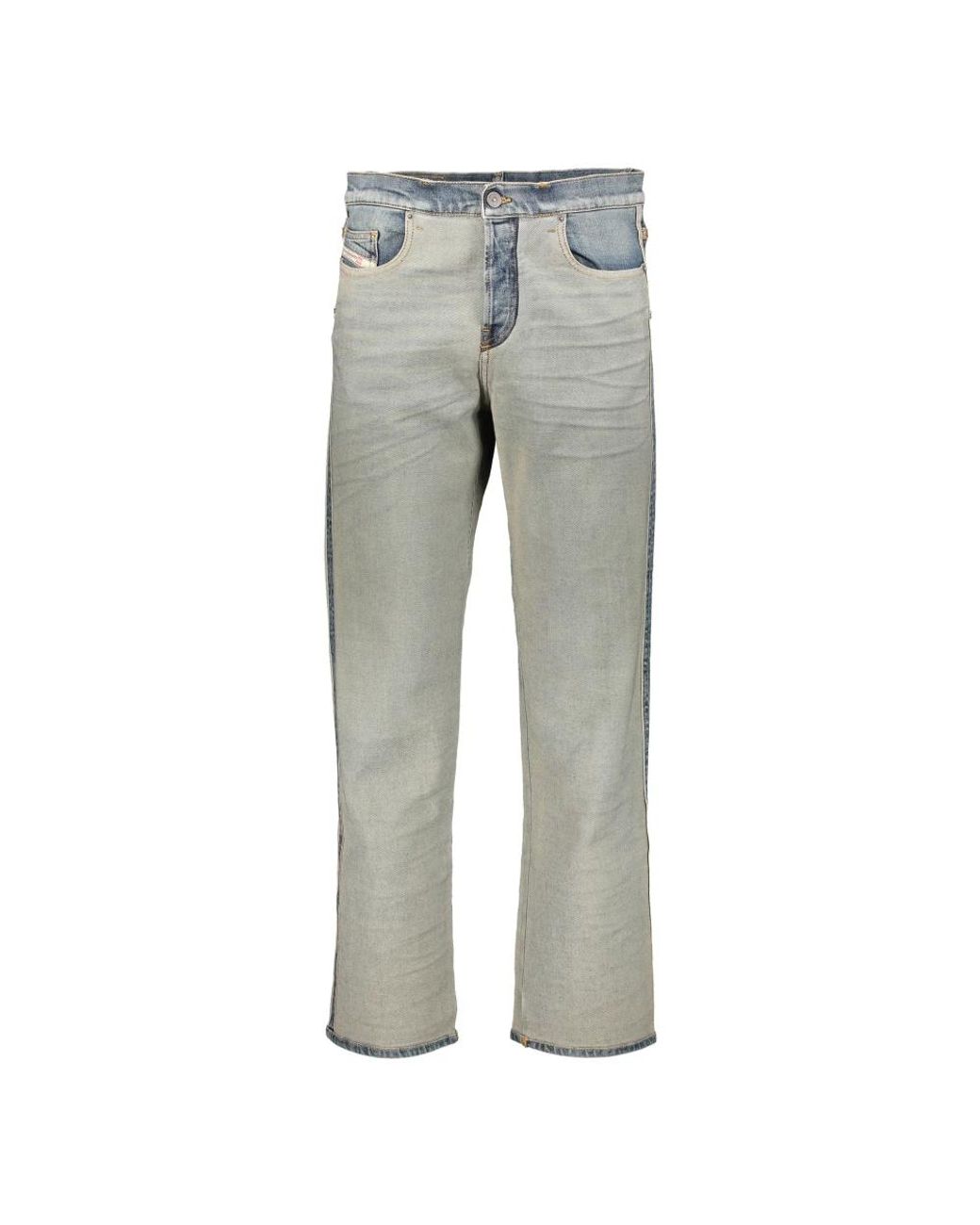 DIESEL Gray Straight Jeans for men
