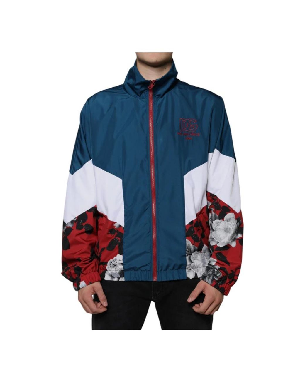 Dolce & Gabbana Bomberjack Met Logodetails in het Blue voor heren