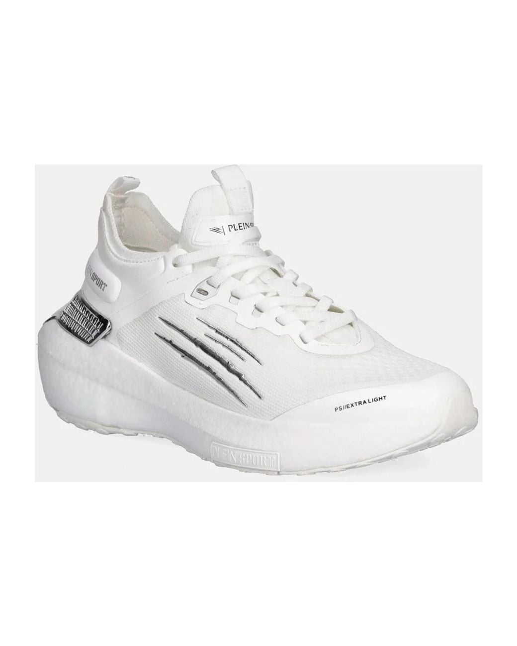 Philipp Plein White Stealth Runner Extra Light