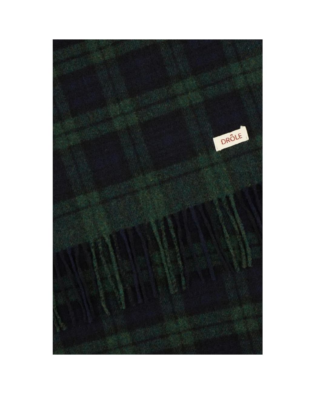 Drole de Monsieur Black Scarves for men