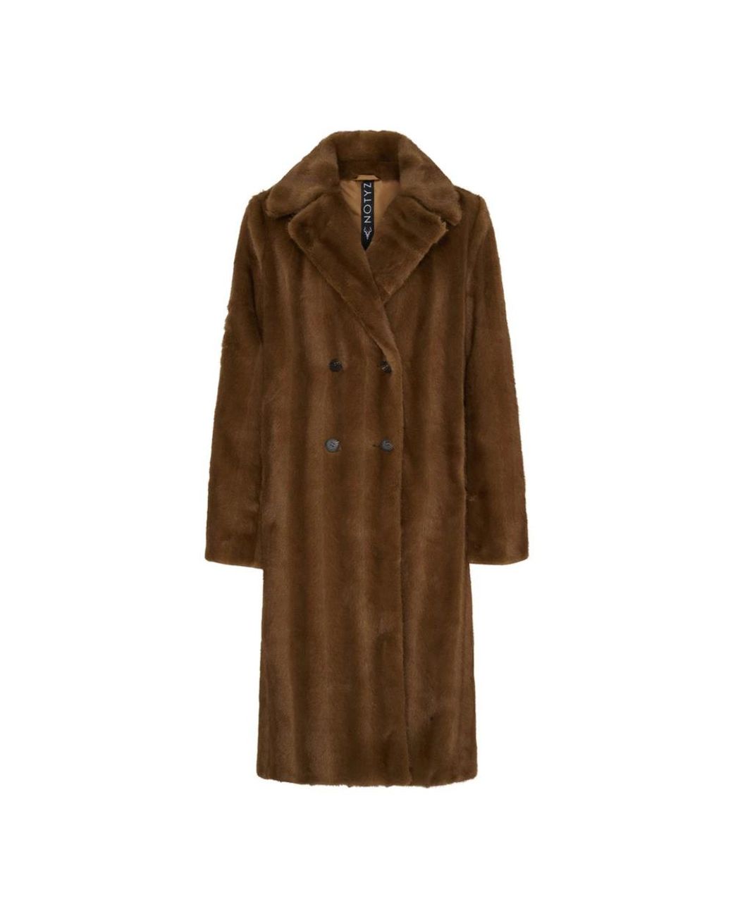 Notyz Brown Faux Fur & Shearling Jackets
