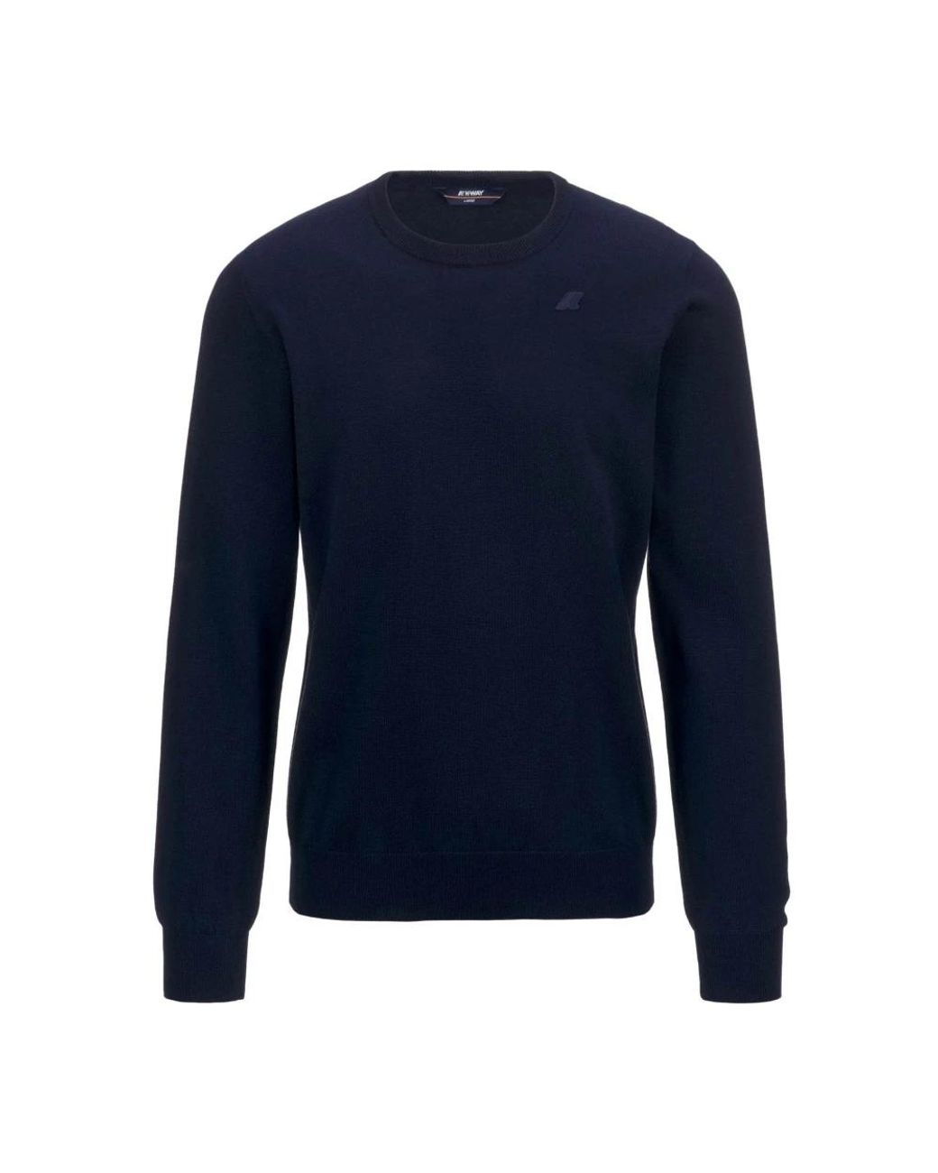 Round-Neck Knitwear K-Way de hombre de color Blue
