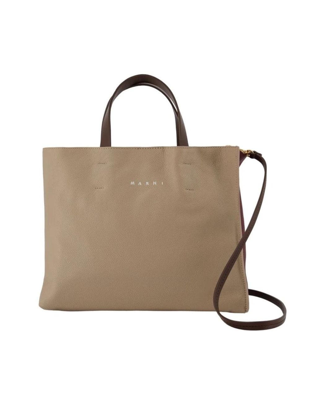 Marni Brown Shopping Bags
