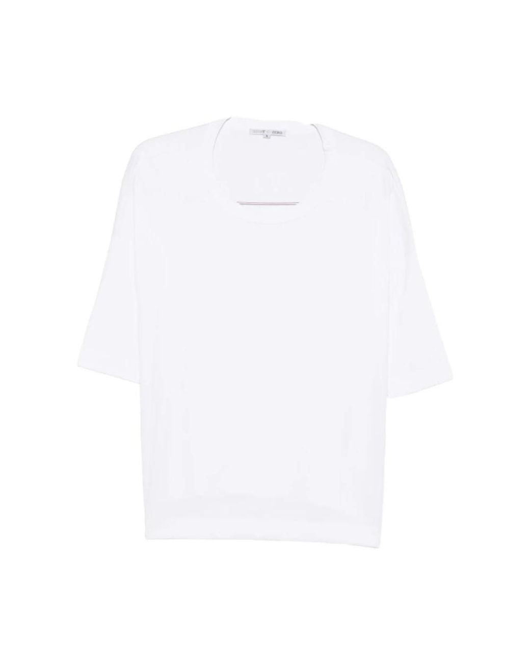 Oversized Tops Zero C de color White