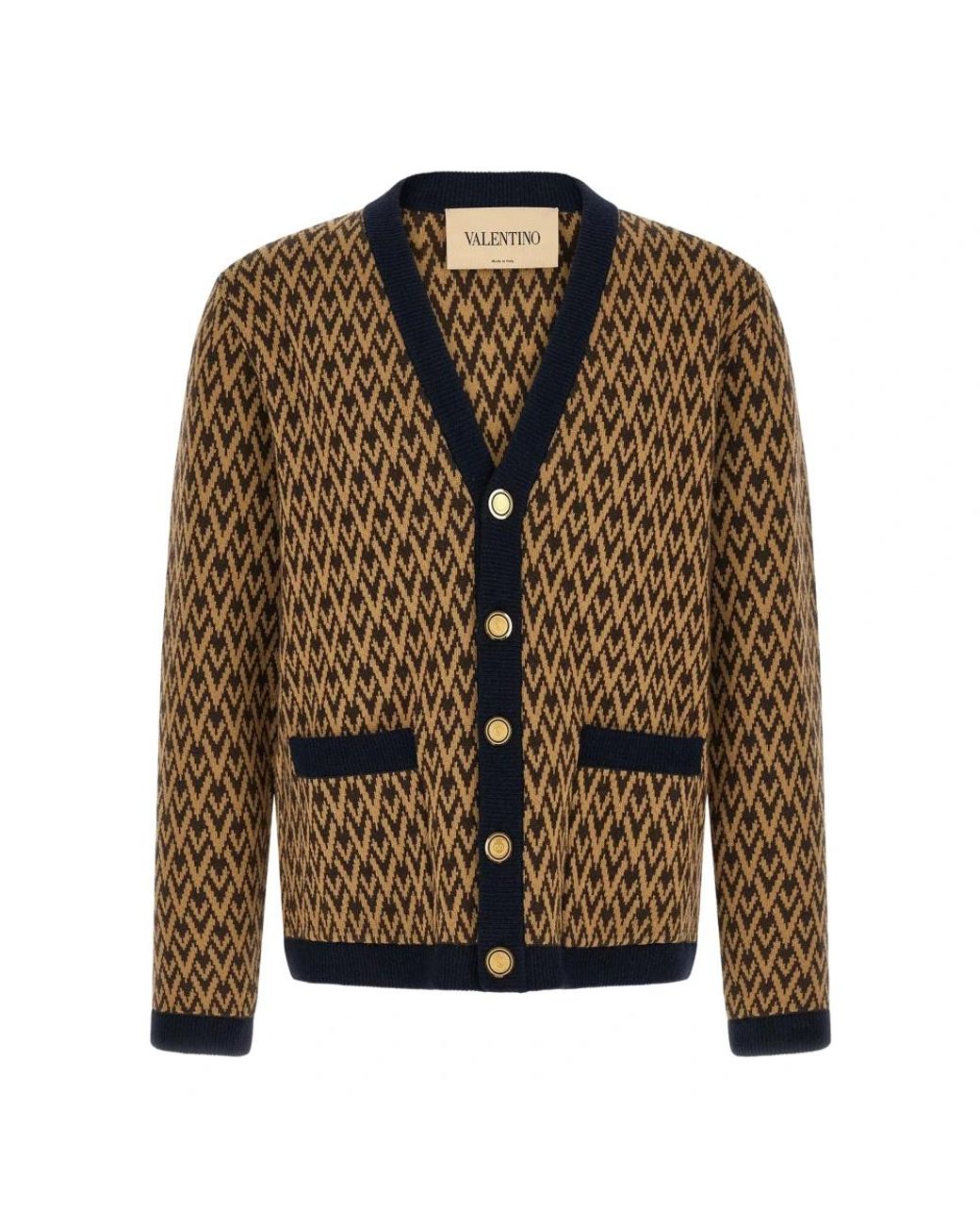 Valentino Brown Cardigans for men