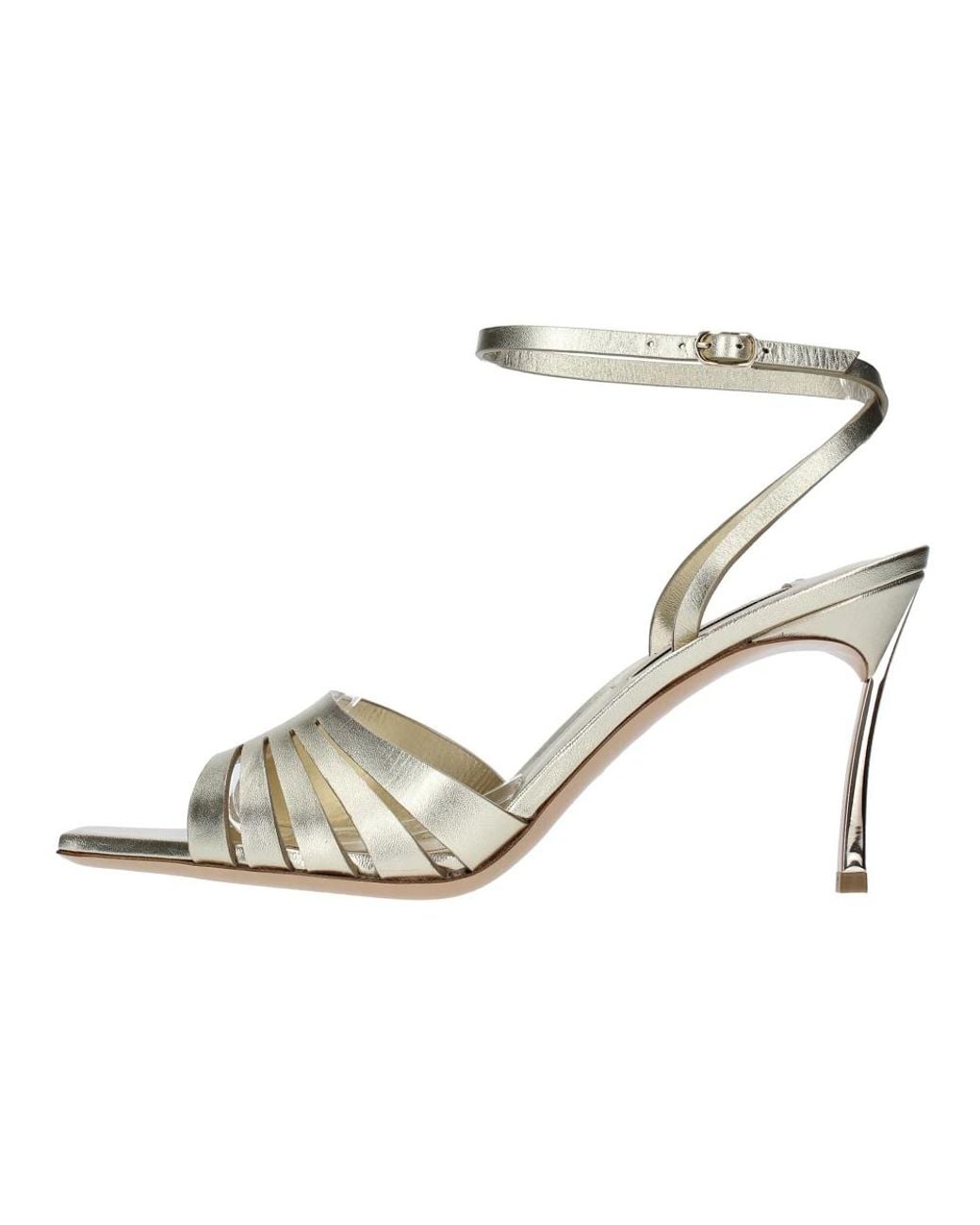 Casadei White High Heel Sandals