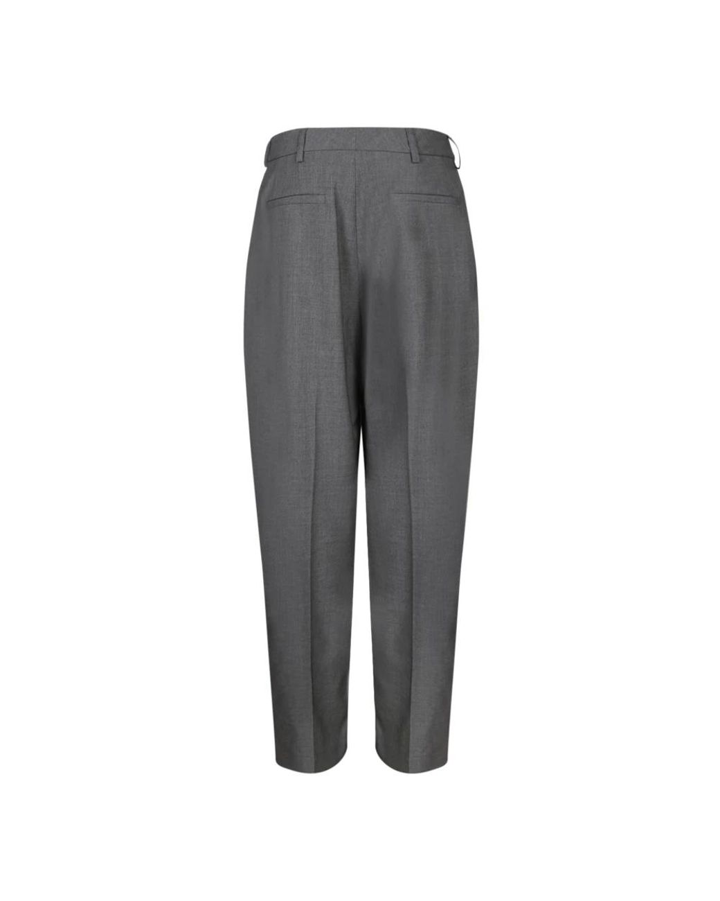 Blanca Vita Gray Tapered Trousers