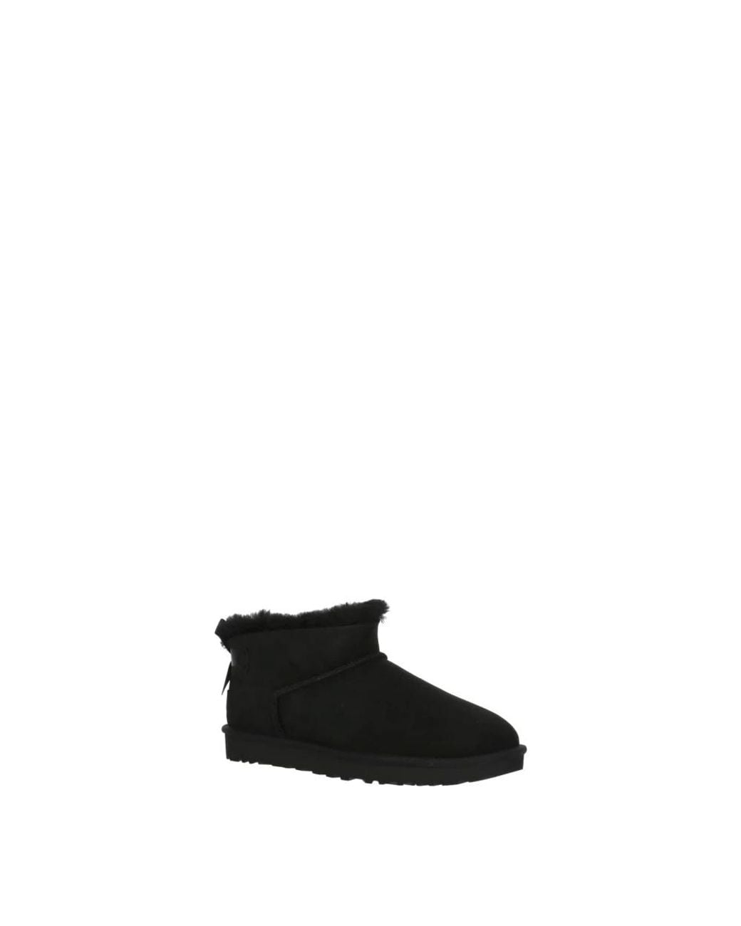 Ugg Black Ultra Mini Bailey Bow